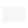 Filofax A5 White Quadrille Notepaper