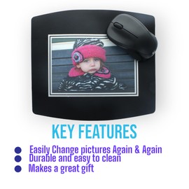 Foto para ratón personalizado 10,16 cm x 15,24 cm imagen Insert