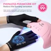 Modelones UV Light for Gel Nails with Gloves, 48 W