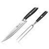 Cangshan L Series 2-Piece Carving Set, Forged German Steel, Black,