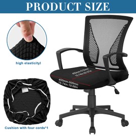 FAELNK Chair Cover Seat Elastic Office Chair Cushion Cover Dining Room Chair Seat Cover Chair Stretch Chair Covers Cover Removable Washable Covers for Chairs for Dining Room Office Bar