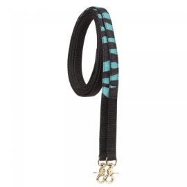 Tough 1 "Turquoise Zebra" Fun Animal Print Split Reins horse tack equine 43-970