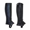 Perri's Ladies Preofessional Half Chaps, Black, Large