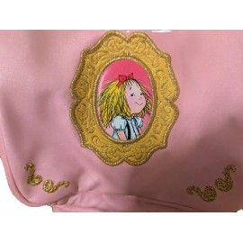 Gurilla Biscuit NWT- Eloise at the Plaza Embroidered Pink Mini Backpack- No longer in stores