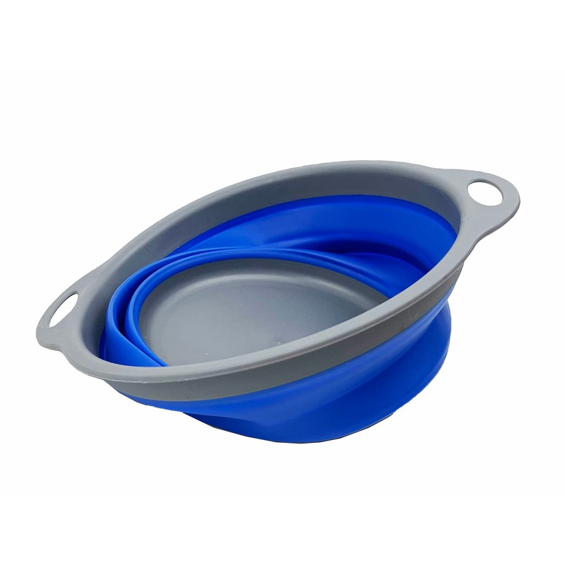 SAMMART 2.6L Collapsible Tub - Foldable Dish Tub - Portable
