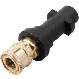 Eyech Pressure Washer Gun Adapter with 1/4" Quick Connect Fitting, Brass Pressure Washer Foam Cannon Adapter, Pressure Washer Accessories for K Series K2-K7