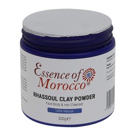 Moroccan Rhassoul Clay Powder Ghassoul used as a Cleansing Facial Body and Hair Shampoo Mask Pure & Natural. 200 g. / 7 OZ
