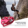 Lixada Side Swing Pulley Climbing Pulley Aluminum 10KN Working Load