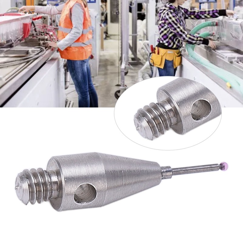 CMM Touch Probe Stylus Red Ball Tip Tungsten Carbide Stem