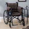 STONECREST Wheelchair Cushions, Supports Coccyx & Back, Sherpa Cover, Stay
