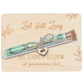 shallyong Time Instead of Stuff Gift, Money Gifts Packaging with Wood and Test Tubes, Gift Wrapping for Birthday, Wedding, Youth Initiation, Travel, Money Packaging for Girls and Boys