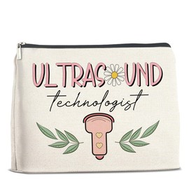 UPNEGE Ultrasound Technologist Gift Makeup Bag Sonogram Tech Gifts, Gifts for Women Sonographer Nurse Cosmetic Bag Zipper Makeup Pouch