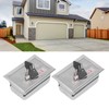 2Pcs Key Switch Box Stainless Steel Universal with Keys Accessory