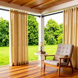 ZYKORT Tension Curtain Rod No Drilling 45-168 In, Black Outdoor Curtain Rod for Patio, Heavy Duty Shower Curtain Rod for Bathroom, Adjustable Extra Long Tension Rod for Window Room Divider, Never Rust