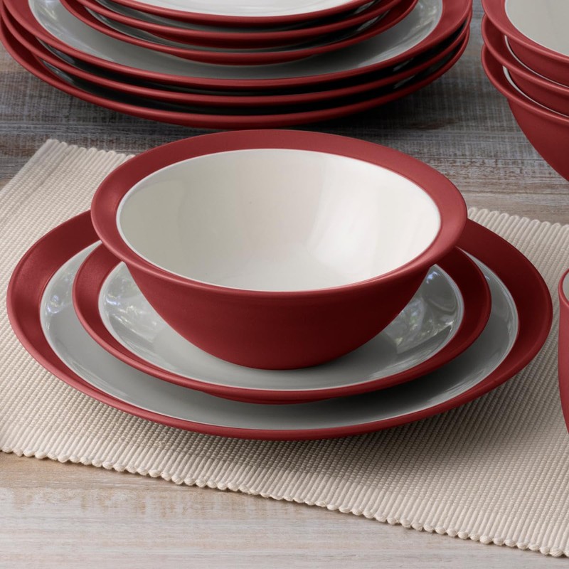 Noritake Colorwave Raspberry 16-Piece Set - Curve, Service for 4