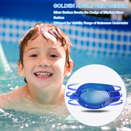 Swimming goggles, swimming goggles children, swimming goggles for adults, swimming goggles for men and women, swimming goggles adults teenagers, UV protection, anti-fog and adjustable strap,