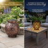 Solar Hanging Lantern for Outdoor Décor – Hollow Iron Projection