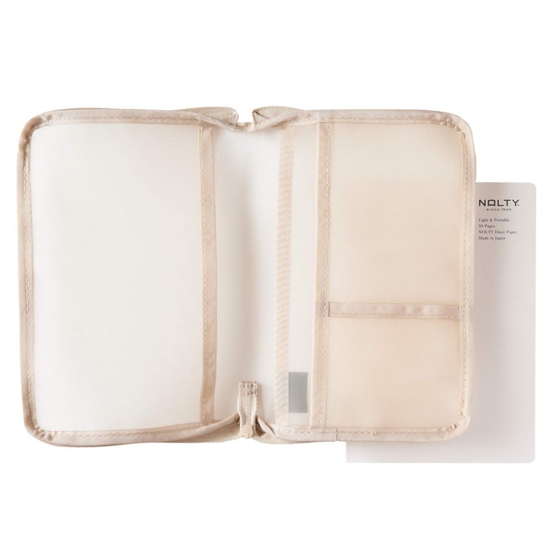 JMA Management Center NOLTY NTBCV2112 Notebook Cover, B6, Mesh, Beige