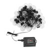 Outdoor String Light with 40 G50 Bulb Waterproof Solar USB