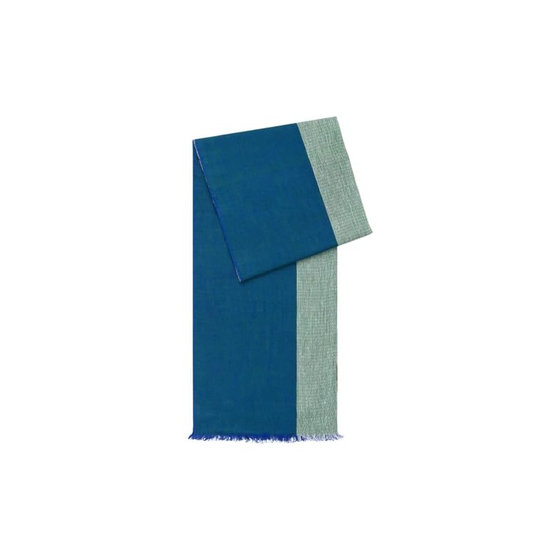 LINDENMANN Men's Scarf Green Men's Scarf Thin 55% Cotton and
