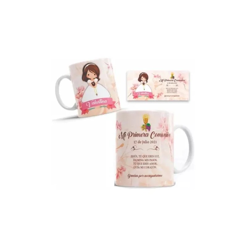 Like Shop 25 Tazas Personalizadas Recuerdo Para Primera Comunion