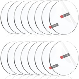 Enoin 16 Pack 4 inch Acrylic Circle Blanks - Acrylic Discs Cut to Size Plexiglass Sheets 1/8 inch Thick, Platic Discs Clear Ornaments for Crafts Arts and Crafts, DIY Project, Paintings