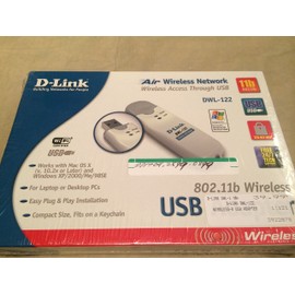 D-Link DWL-122 802.11b 11 Mbps USB Adapter