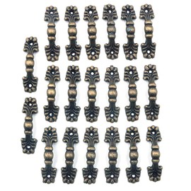 Namvo 20Pcs Practical Decorative Door Handles 42x11mm Antique Furniture Handles Jewelry Wooden Box Cabinet Knobs and Handles Kitchen Drawer Cupboard Pull Handles Grip