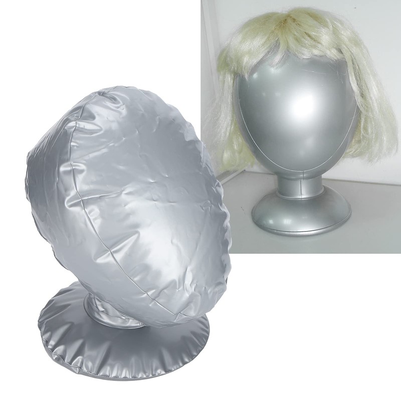 Mannequin Head PVC Inflatable Head for Hats Hairpieces Masks Wigs