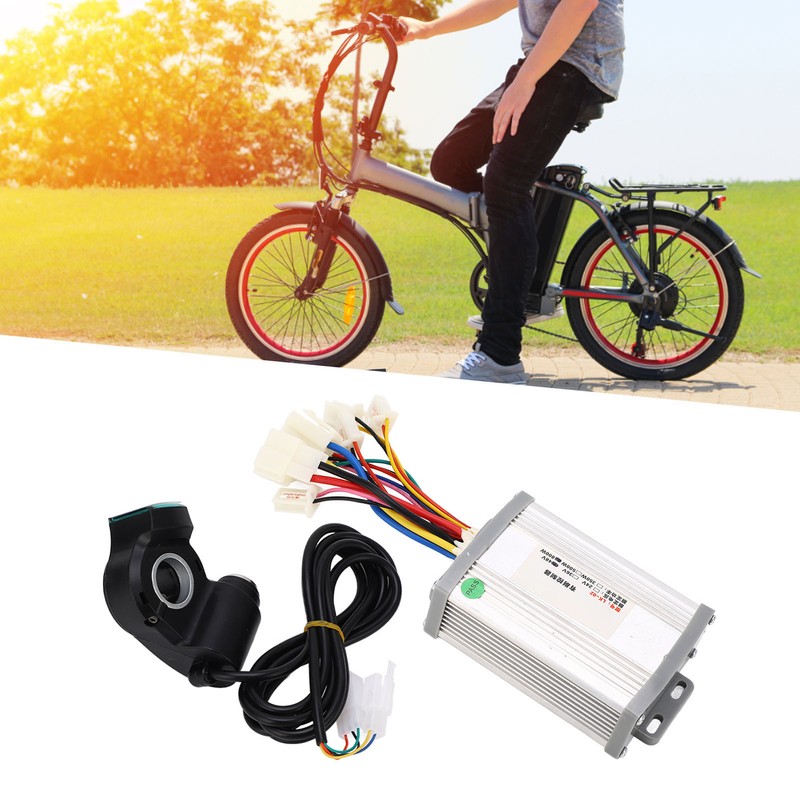 48V 800W Bike Brush Controller Set with Keys Thumb Throttle