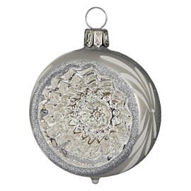 Jingle Bells Lauscha Wanda Reflex Ball 6 cm Silver