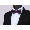 Enlision Bow Tie for Men Plain Bow Tie with Pocket