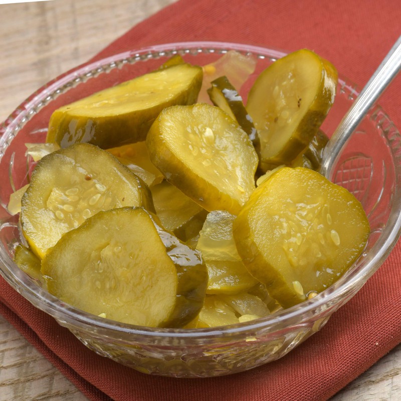 Amish Valley Products Bread and Butter Pickles Glass Quarts All
