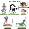 TOYMANY Pack of 12 Madagascar Animals Figures, Realistic Forest Animals