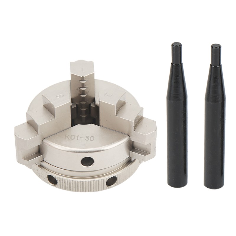 Lathe Chuck 50mm M14 3 Jaw C45 Steel Self Centering