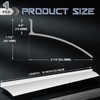 Hicarer 1 Pcs 40 Inch Door Rain Drip Cap Guard