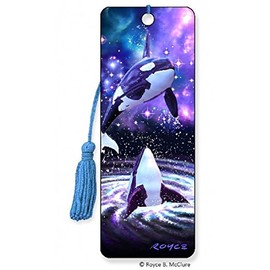 3D Royce "Space Orcas" Bookmark - by Artgame