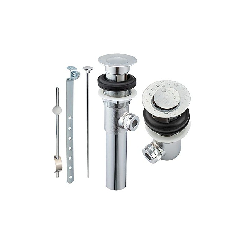 Artiwell Sink Pop-Up Drain Stopper Assembly with Lift Rod and