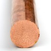 110 Copper Round Bar, Unpolished (Mill) Finish, H04 Temper, ASTM