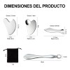Kit Guasha Facial 4 Pzas Acero Inoxidable Para Cara