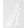 Ships 118232408 Men's Necktie, Silver Formal Necktie - Necktie White3