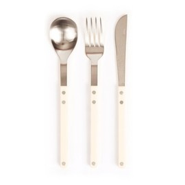 (All-round) Bogen Santier Cutlery Silver Dinner 3-Piece Set / (올라운드)보겐 쌍띠에 커트러리 실버 디너 3종세트