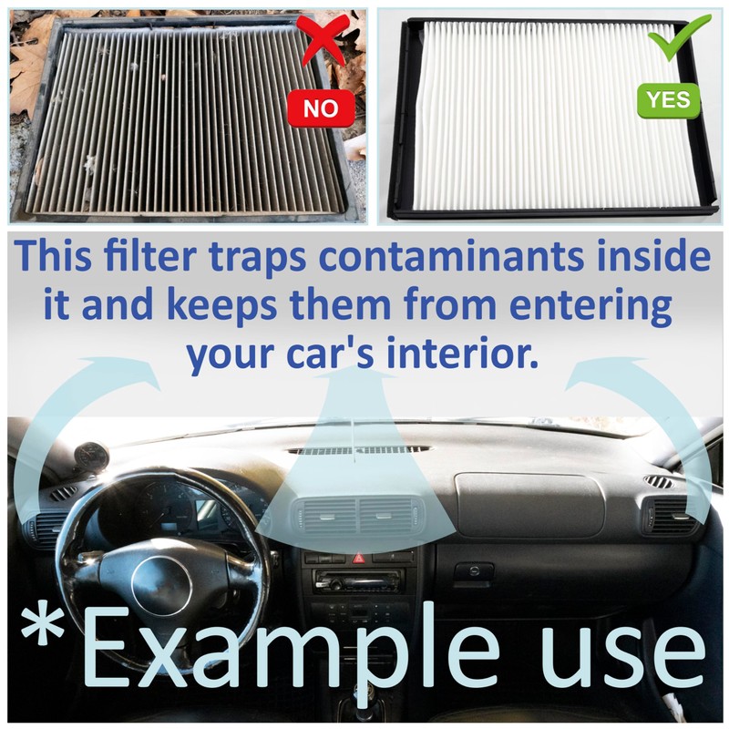 AERZETIX - C71497 - Cabin Air Filter - Filter Cartridge