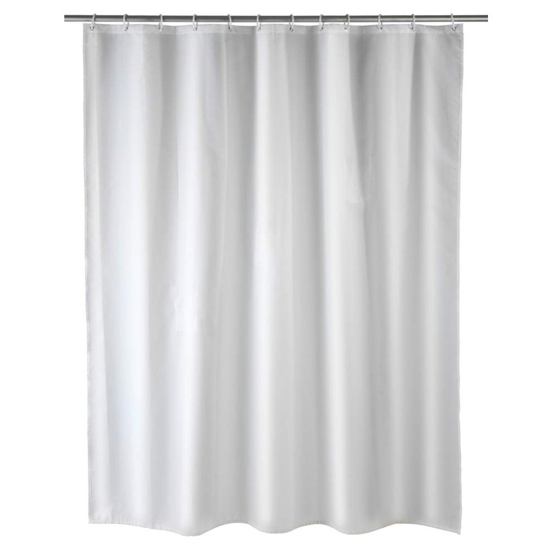 Wenko "Anti Mould Shower Curtain, White, 180 x 200 cm