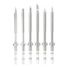 6PCS TS100 Soldering Tips Kit with Threaded Insert Adapter, Compatible