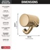 Delta Clarifi Brushed Gold Premium Shower Filter Attachment Removes Chlorine