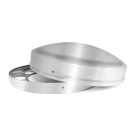 GG Grand General 40075 Chrome Hide-Away Front Axle Cover Set for 10 Hole Uni-Mount Wheel