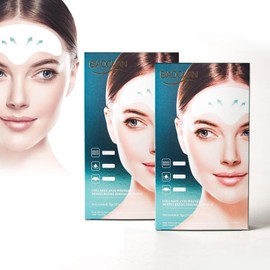 Shefave Forehead Wrinkles Smoothing Wrinkle Plasters Pack of 20, Hydrogel Plaster Forehead Pad Against Wrinkles, Collagen Mask, Anti Wrinkle Plaster, Moisture, Smooths Fine Lines and Wrinkles