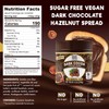 Vegan Cocoa Hazelnut Spread by ChocZero - Keto Friendly, Sugar