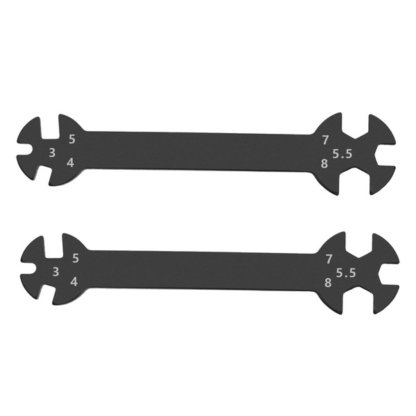ECSiNG 2pcs Wrench of 6 in 1 RC Wrench Multi-Function